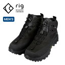 リグ テンベア rig メンズ RG0021 靴 シューズ トレッキングシューズ 防水 ミドルカット ハイキングシューズ おしゃれ キャンプ アウトドア