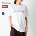 アメリカーナ AMERICANA USED加工S/ST AMERICANA ウィメンズ レディース BRF-782A/1 トップス Tシャツ 半袖 ショートスリ...