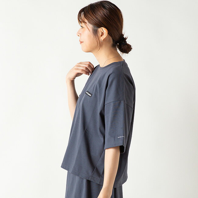 コロンビア マーサーストリートショートスリーブクロップドTシャツ【ウィメンズ】 Columbia Mercer Street SS Cropped Tee PL1412 トップス 半袖 クロップド丈 セットアップ 速乾 シンプル おしゃれ キャンプ アウトドア canpanera-10098775 OutdoorStyle サンデーマウンテン サンプル画像3
