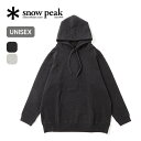 スノーピーク リサイクルコットンフーディー snow peak RecycledCotton Hoodie メンズ レディース ユニセックス SW-25SU404 トップス スウェット 長袖 フード アパレル シンプル おしゃれ キャンプ アウトドア