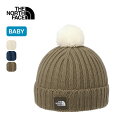 ザ・ノース・フェイス ノースフェイス ポンポンカプッチョ【ベビー】 THE NORTH FACE Baby Pom Pom Cappucho NNB42402 防寒 雪遊び 帽子 ニットキャップ ニット帽 赤ちゃん 出産祝い 子供用 おしゃれ キャンプ アウトドア