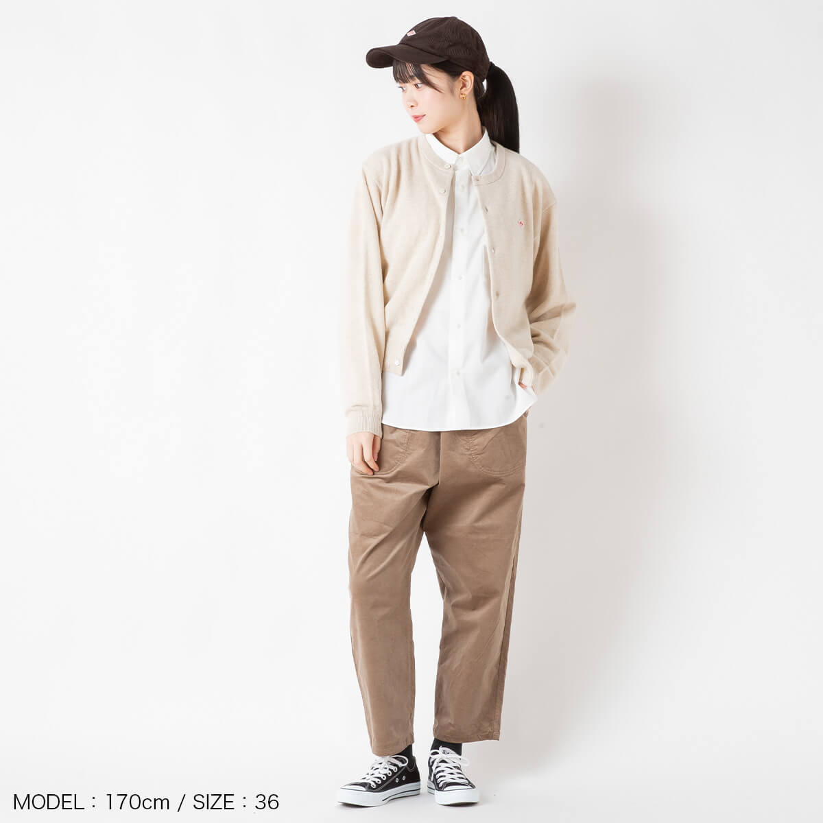 【正規取扱店】 ダントン クルーネックカーディガン ラムウール DANTON CREW NECK CARDIGAN ウィメンズ レディース #DT-D0031 LMW アウター 羽織り トップス ジャケット おしゃれ キャンプ アウトドア canpanera-10094950 OutdoorStyle サンデーマウンテン サンプル画像3