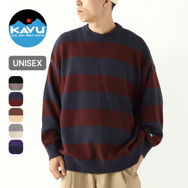 カブー ボーダーニット KAVU 19823012 ユニセックス メンズ レディース トップス ニット プルオーバー 長袖 フェス おしゃれ キャンプ アウトド...