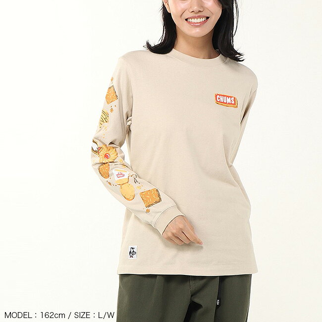 チャムス ブービークッキーズブラッシュドL/S Tシャツ【ウィメンズ】 CHUMS Booby Cookies Brushed L/S T-Shirt レディース CH11-2661 トップス ロングスリーブ ロンT 長袖 かわいい キャンプ アウトドア canpanera-10101989 OutdoorStyle サンデーマウンテン サンプル画像2