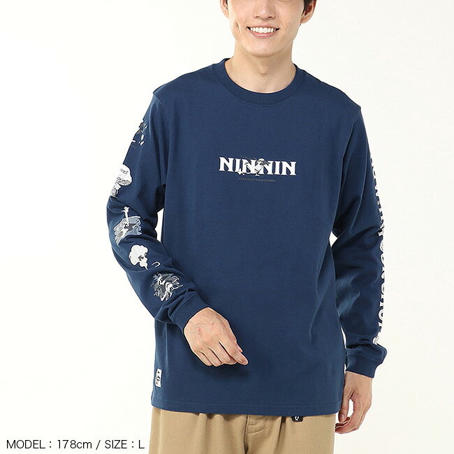 【SALE Max50%OFF】【ラスト1点】チャムス ザニンジャブラッシュドL/S Tシャツ メンズ CHUMS The Ninja Brushed L/S T-Shirt CH01-2662 トップス ロングスリーブ ロンT 長袖 かわいい キャンプ アウトドア canpanera-10101995 OutdoorStyle サンデーマウンテン サンプル画像2