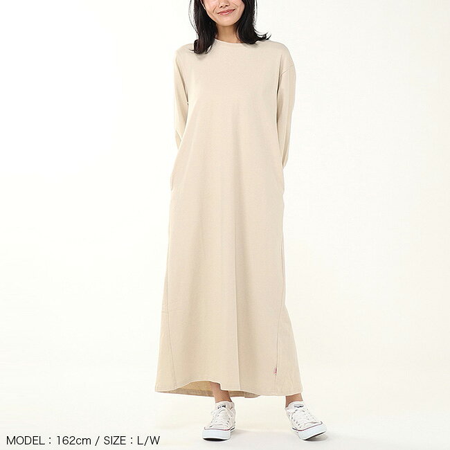 チャムス バッグギャザーブラッシュドL/S Tドレス【ウィメンズ】 CHUMS Back Gather Brushed L/S T-Dress レディース CH18-1361 ワンピース ワンピ ロングワンピース マキシ丈 おしゃれ キャンプ アウトドア canpanera-10101988 OutdoorStyle サンデーマウンテン サンプル画像2