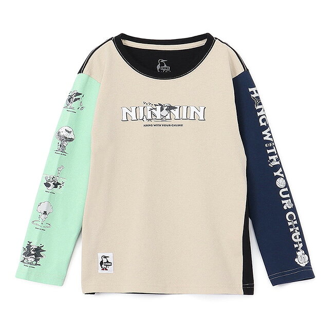 【SALE Max50%OFF】チャムス ザニンジャブラッシュドL/S Tシャツ【キッズ】 CHUMS ...