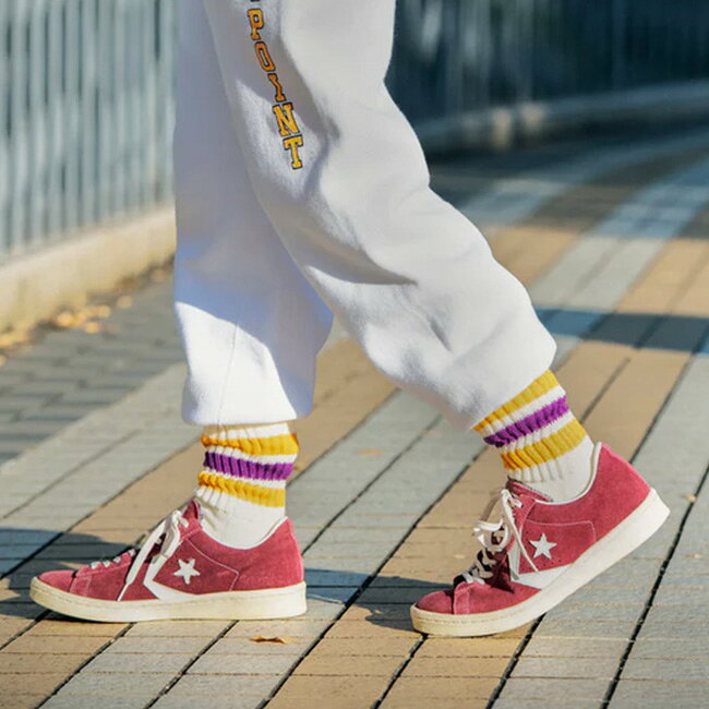 ロトト コースリブオールドスクールクルーソックス ROTOTO COARSE RIBBED OLDSCHOOL CREW SOCKS ユニセックス メンズ レディース R1255 靴下 くつ下 キャンプ アウトドア 2