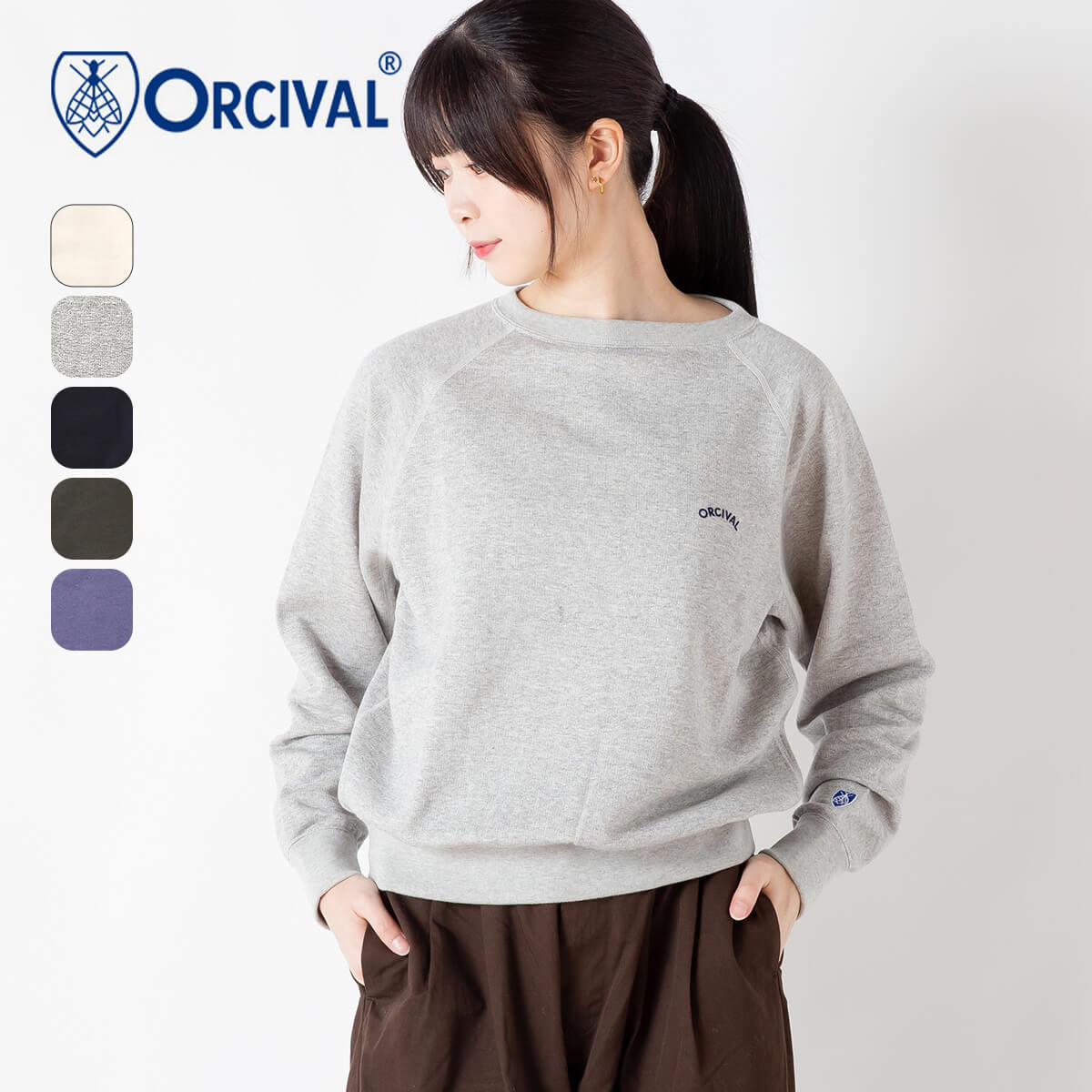 楽天OutdoorStyle サンデーマウンテンオーシバル ボートネックプルオーバー ライトフレンチテリー【ウィメンズ】 ORCIVAL BOAT NECK PULLOVER-LIGHT FRENCH TERRY レディース #OR-C0429 MAZ スウェット スエット トレーナー 長袖 ロングスリーブ トップス おしゃれ キャンプ アウトドア