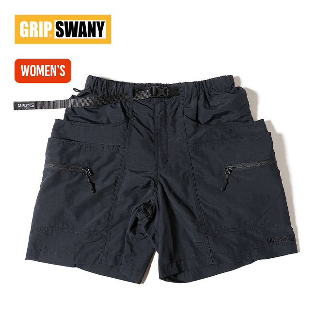 【ラスト1点】グリップスワニー サプレックスショーツ【ウィメンズ】 GRIP SWANY W`S SUPLEX SHORTS GSWS0046 レディース ボトムス ズボン 半ズボン 短パン ショートパンツ ハーフパンツ フェス おしゃれ キャンプ アウトドア