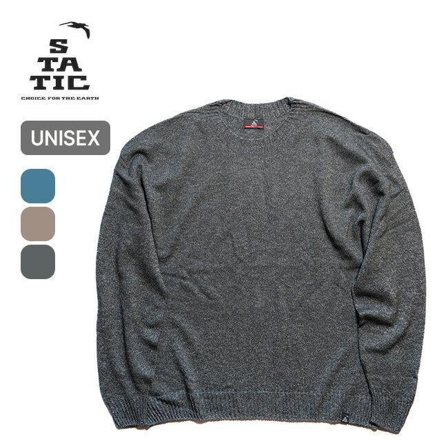 スタティック ロアークルー STATIC ROAR CREW ユニセックス メンズ レディース 44501 セーター トップス ウール 保温 キャンプ アウトド...