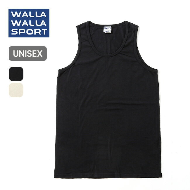 ワラワラスポーツ ファインジャージータンクトップ WALLA WALLA SPORT FINE JERSEY TANK TOP WW050023-SR ノースリーブ コットン インナー キャンプ アウトドア