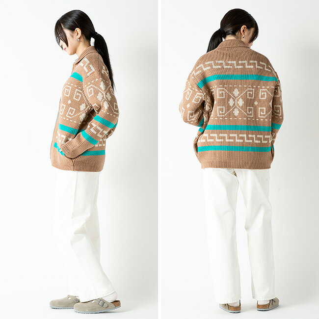 【SALE Max50%OFF】ペンドルトン ウェスタリーカーディガン PENDLETON Westerley Cardigan 5575-2006 ユニセックス メンズ レディース アウター 羽織り セーター ニット アウター 復刻モデル ジャガード 幾何学 民族調 アメカジ おしゃれ キャンプ アウトドア canpanera-10102118 OutdoorStyle サンデーマウンテン サンプル画像3