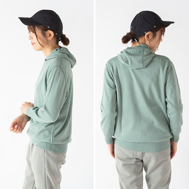 【SALE 20%OFF】リッジマウンテンギア メリノPlaXフーデッドセーター【ウィメンズ】 RIDGE MOUNTAIN GEAR Merino PlaX Hooded Sweater レディース トップス フード メリノウール ハイゲージ おしゃれ キャンプ アウトドア canpanera-10102965 OutdoorStyle サンデーマウンテン サンプル画像3