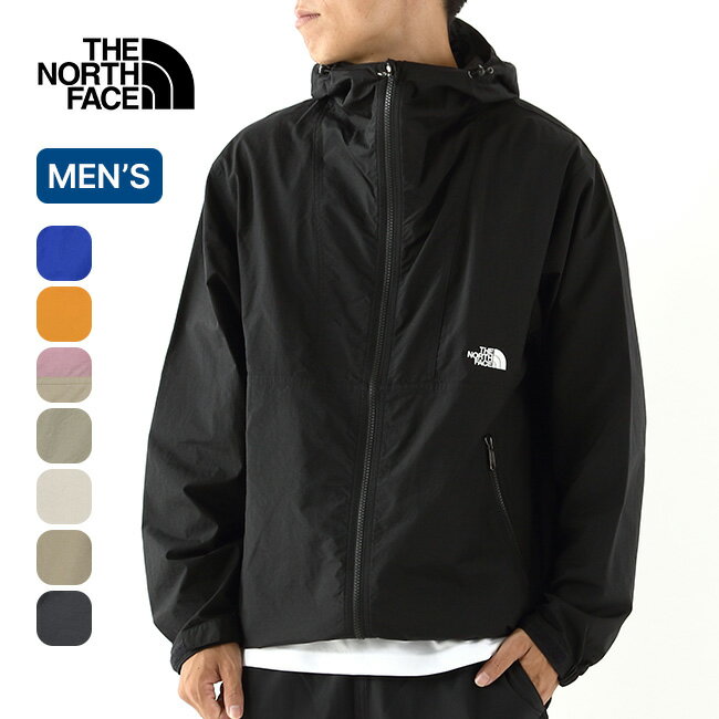 ザ・ノース・フェイス ノースフェイス コンパクトジャケット メンズ THE NORTH FACE Compact Jacket NP72530 マウンテンパーカー ナイロン ウィンドブレーカー アウター 軽量 春 撥水 防風 黒 ツートン キャンプ アウトドア
