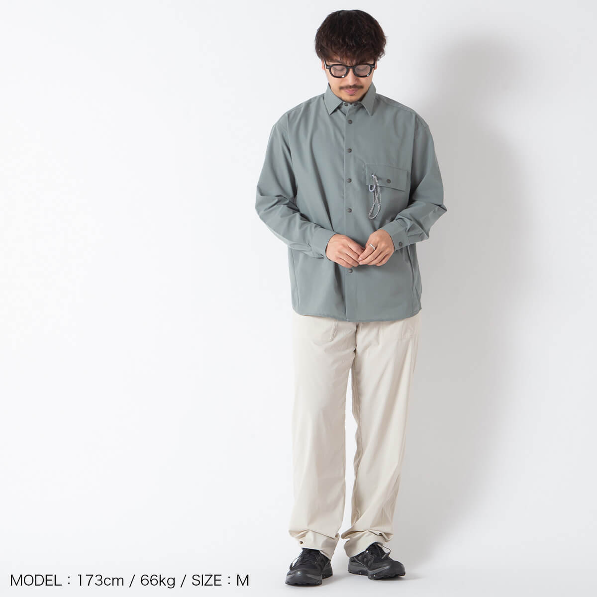 【SALE Max10%OFF】アンドワンダー ドライブリーザブルLSシャツ and wander dry breathable LS shirt メンズ レディース ユニセックス 5746143024 トップス カジュアルシャツ 長袖 ストレッチ 通気性 おしゃれ キャンプ アウトドア canpanera-10091059 OutdoorStyle サンデーマウンテン サンプル画像3