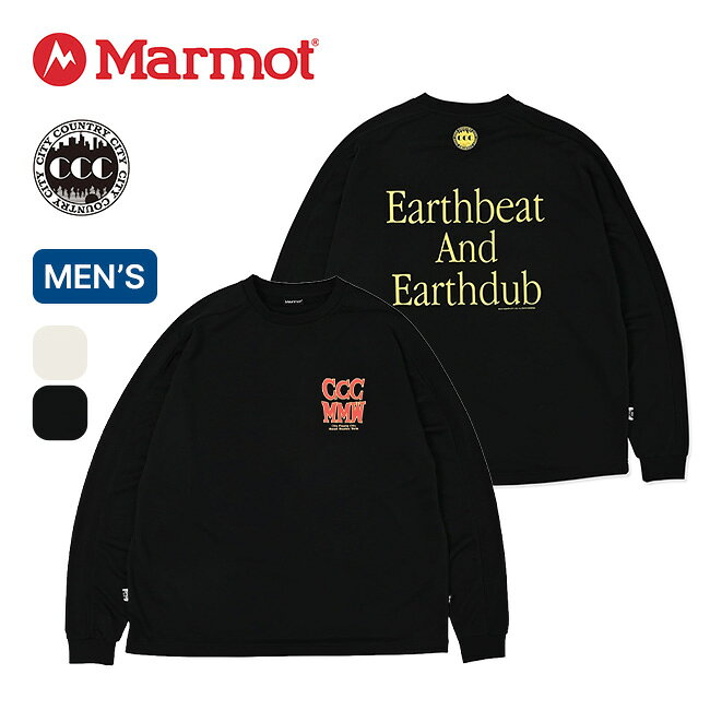 Rakuten - 【SALE Max30%OFF】マーモット MMWCCC フィールアップL/S Tシャツ メンズ Marmot × CITY COUNTRY CITY Feel up L/S T-shirt MTSS26MLS302CC コラボ トップス ティシャツ 長袖 ロンT ロングスリーブ キャンプ アウトドア