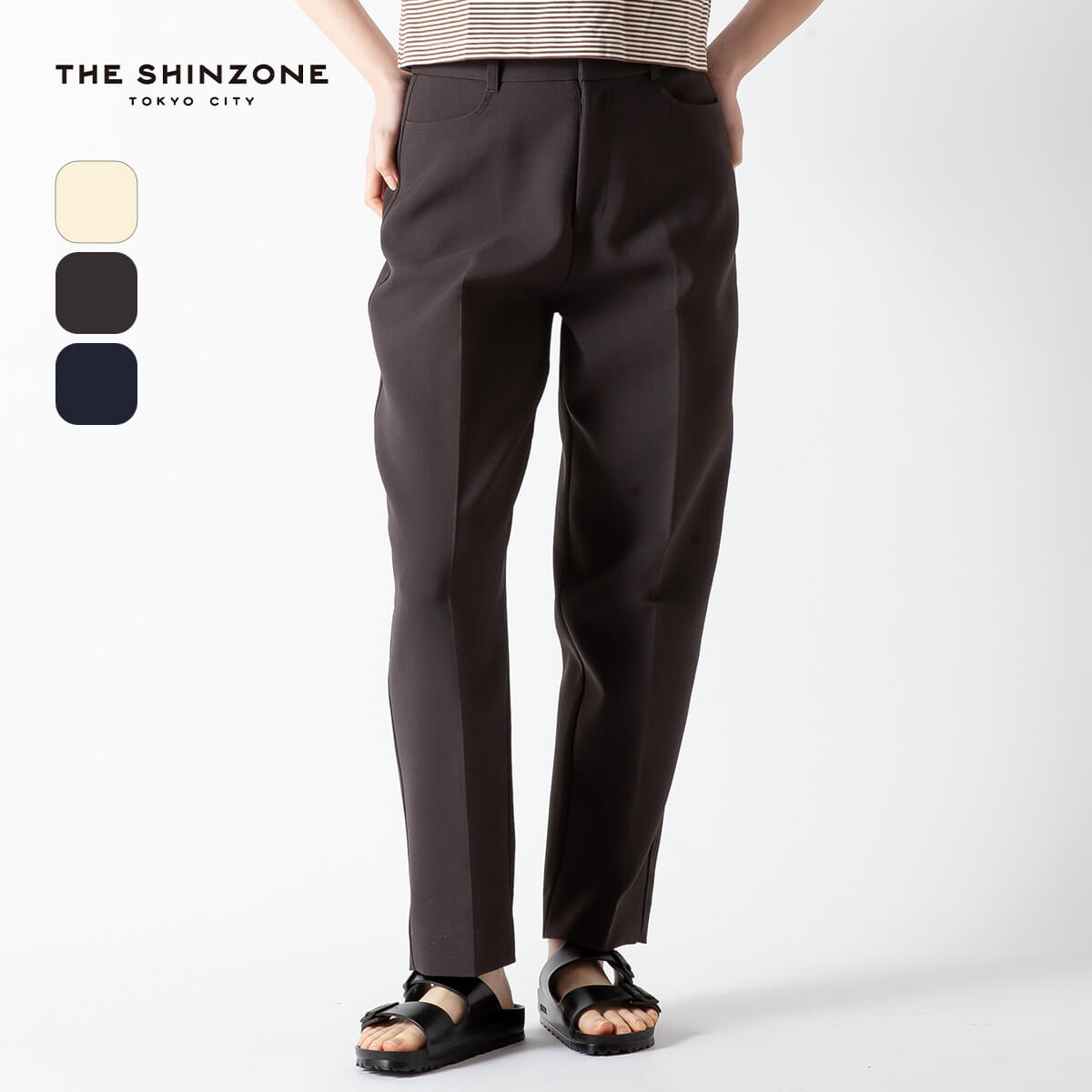 楽天市場】shinzone パンツ ブラウンの通販