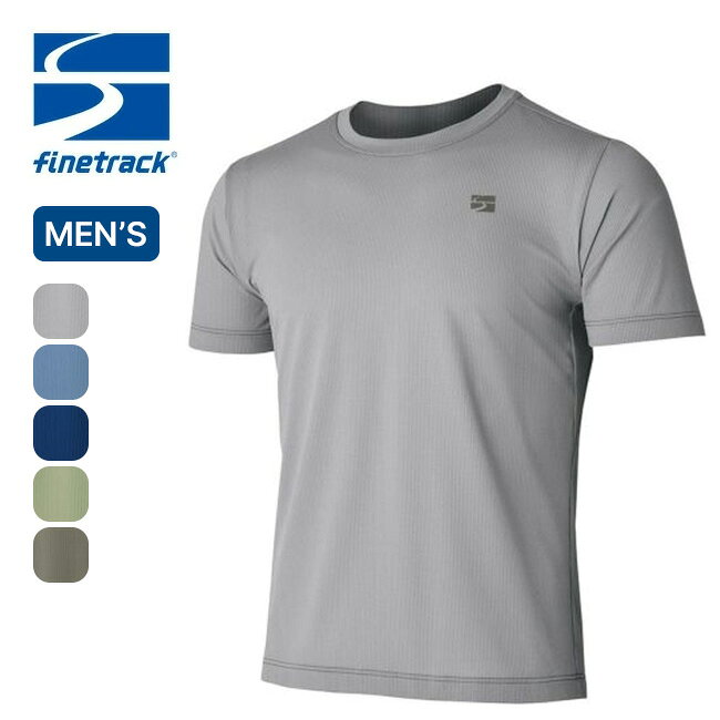 ファイントラック ドラウトクアッドT メンズ finetrack FMM1122 半袖 Tシャツ ベースレイヤー 吸汗 速乾 UVカット キャンプ アウトドア