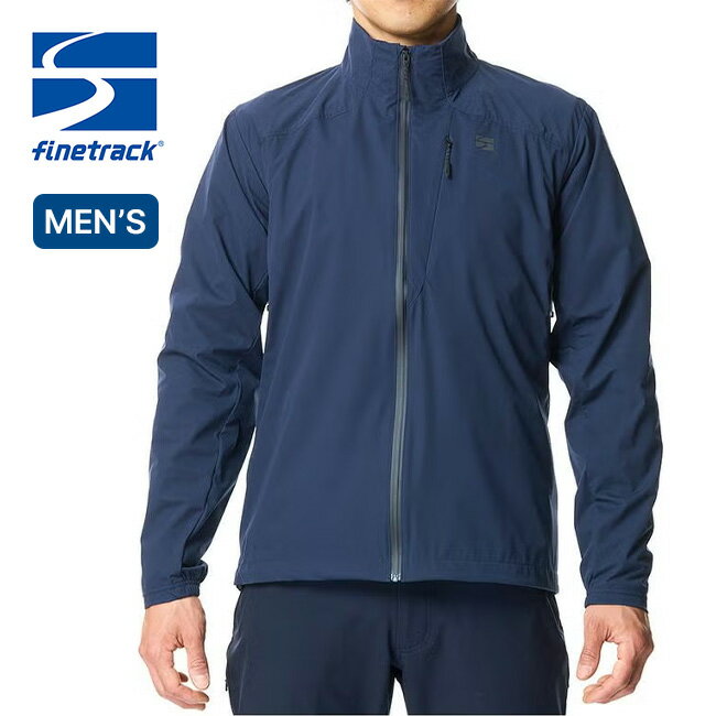 Rakuten - ファイントラック フロウラップジャケット メンズ finetrack FAM0911 長袖 上着 ミッドシェル 撥水 登山 トレラン キャンプ アウトドア