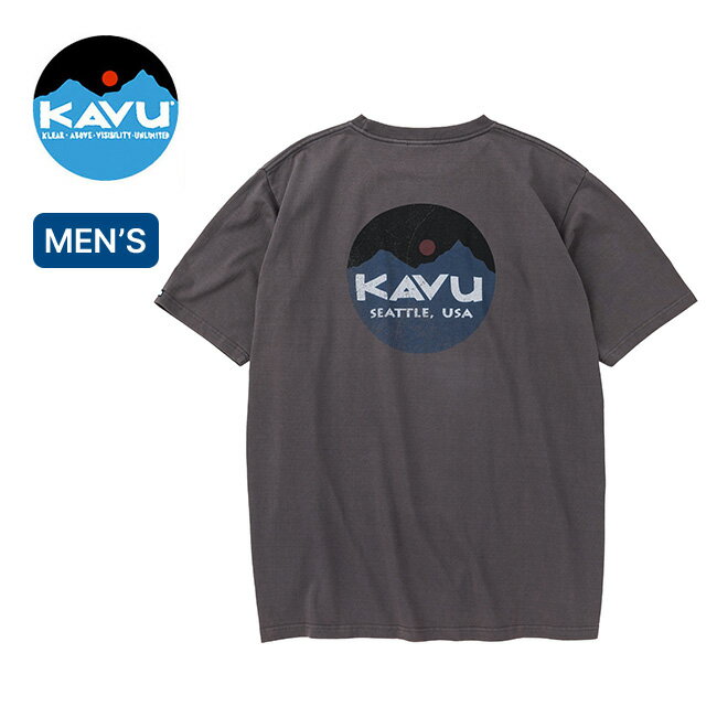 カブー マウンテンロゴTee KAVU Mountein Logo Tee メンズ 19822415 Tシャツ トップス ショートスリーブ 半袖 フェス おしゃれ キャンプ アウトドア