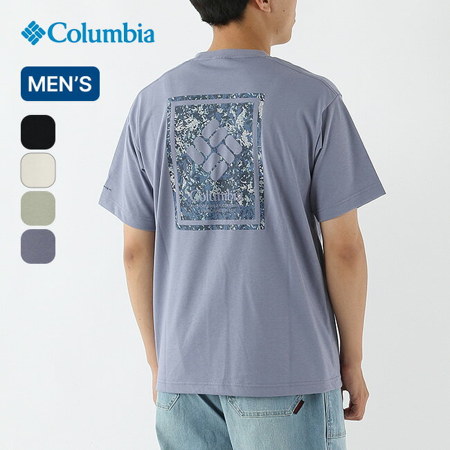 コロンビア ヤハラフォレストグラフィックショートスリーブTシャツ メンズ Columbia YAHARA Forest Graphic S/S T-shirts PG5174 トップス 半袖 バックプリント タウンユース 旅行 トラベル キャンプ アウトドア