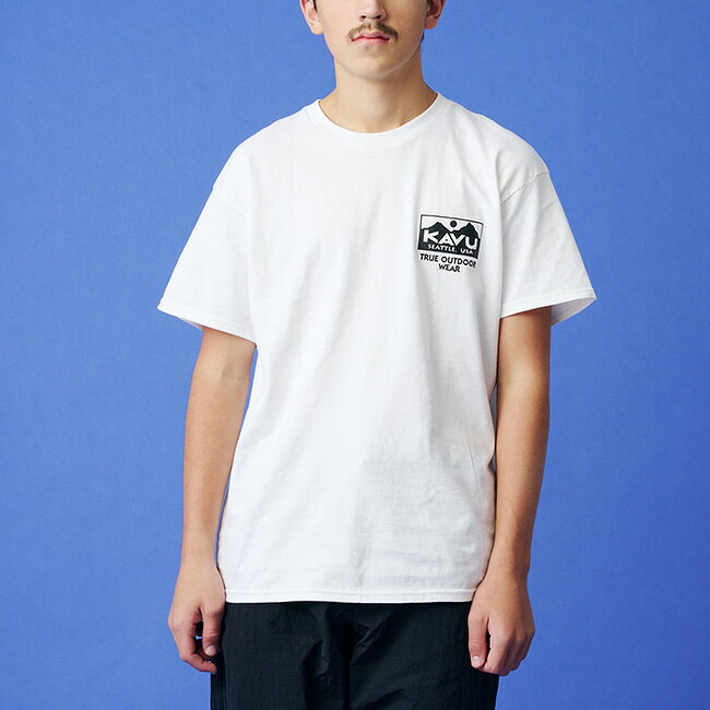 カブー トゥルーロゴTee KAVU TRUE LOGO Tee メンズ 19822465 Tシャツ 半袖シャツ おしゃれ キャンプ アウトドア canpanera-10057559 OutdoorStyle サンデーマウンテン サンプル画像3