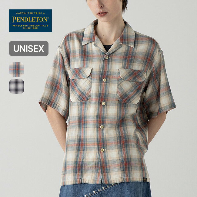 ペンドルトン オープンカラーシャツ SS PENDLETON Open Collar Shirt S/S ユニセックス メンズ レディース 6275-4000 トップス チェック 半袖 カジュアル おしゃれ キャンプ アウトドア