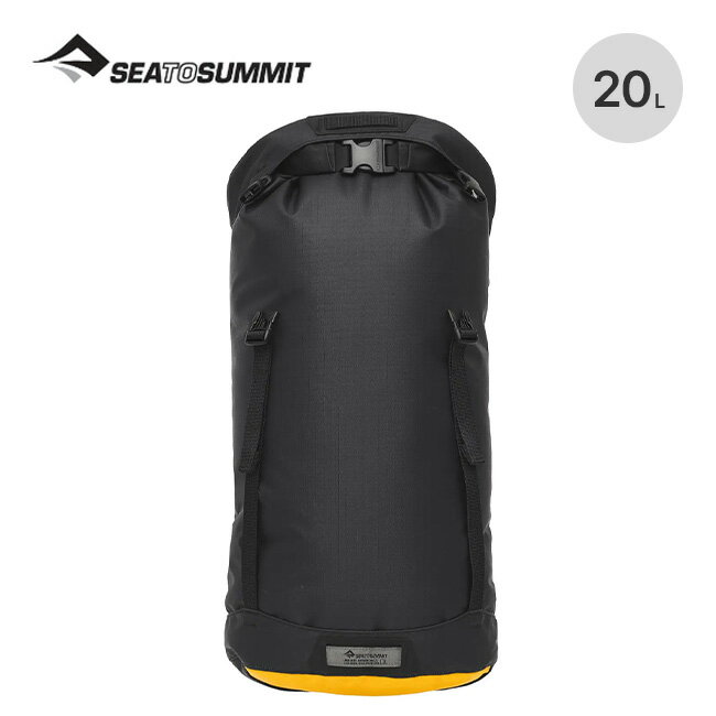 Rakuten - シートゥサミット EVACコンプレッションドライバッグHD20L SEA TO SUMMIT EVAC COMPRESSION DRY BAG ST83267 スタッフサック 防水 釣り カヤック ウォーターアクティビティ 海水浴 トラベル 旅行 フェス おしゃれ キャンプ アウトドア