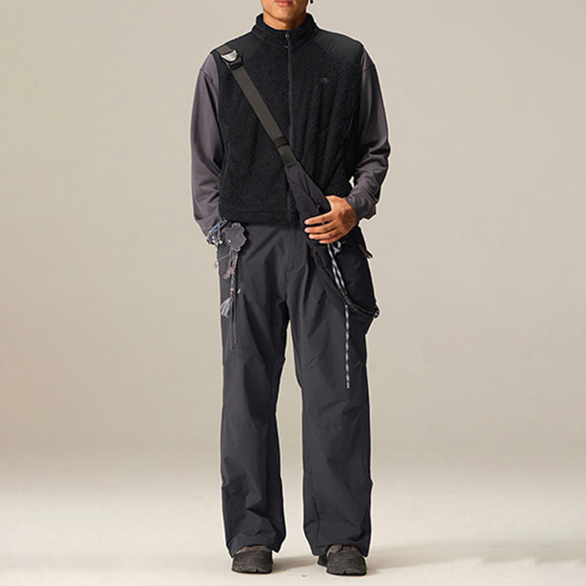 ブルーモンテ プリマロフトジップフリースベスト BLUE MONTE PrimaLoft Zip Fleece...
