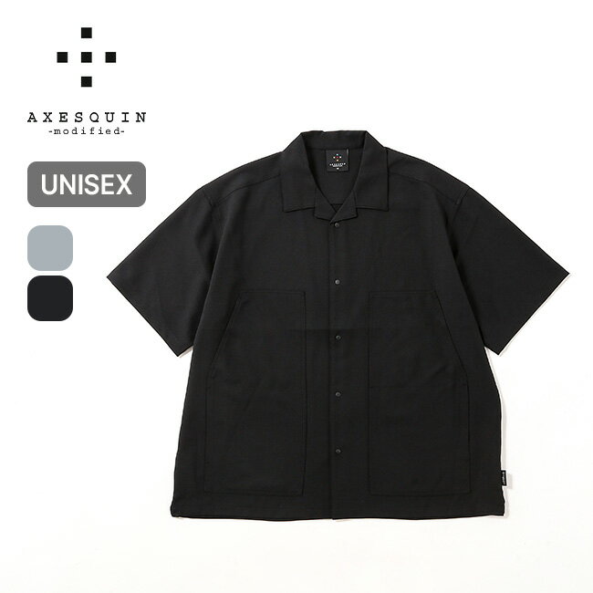 アクシーズクインモディファイド ケミカルユーティリティS/Sシャツ AXESQUIN modified メンズ レディース ユニセックス 321131 トップス 半袖 おしゃれ キャンプ アウトドア