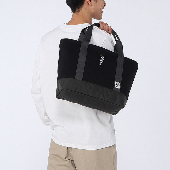 【SALE 10%OFF】チャムス トートバッグ スウェットナイロン CHUMS Tote Bag Sweat Nylon CH60-3974 鞄 バッグ 肩掛け タウンユース 旅行 トラベル フェス おしゃれ キャンプ アウトドア - Image 2
