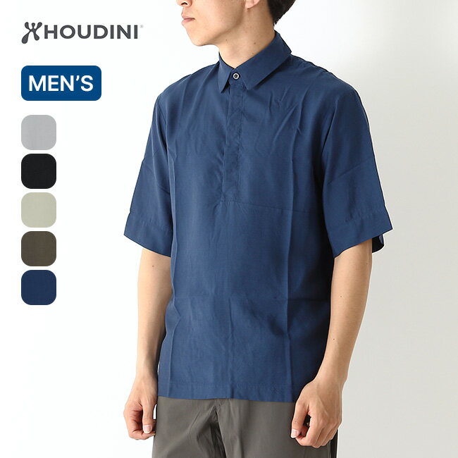 フーディニ ツリーポロシャツ メンズ HOUDINI Tree Polo Shirt 860009 トップス プルオーバー カラーシャツ タウンユース ハイキング 旅行 トラベル フェス おしゃれ キャンプ アウトドア