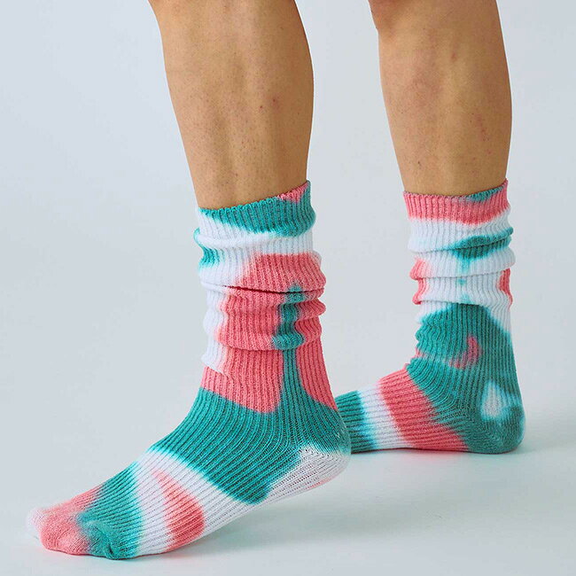ユクリ クリスピータイダイ(22-27cm) YUQRI Crispy tie-dye ユニセックス メンズ ...