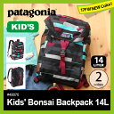 <2017FW> パタゴニア patagonia キッズ ボンサイパック 14L バッグ リュック 遠足 通園 通学 お出かけ 運動会 ピクニック バッグ かばん 子供 こども ジュニア ボーイズ ガールズ デイパック パックパック #48070