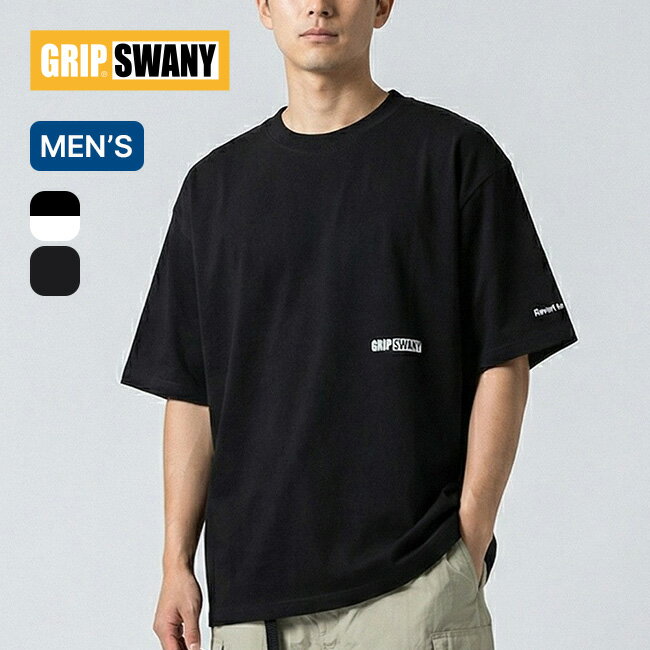【SALE Max20%OFF】グリップスワニー ワイドボックスロゴTEE GRIP SWANY WIDE BOX LOGO TEE メンズ GSMCT-201 トップス カットソー Tシャツ 半袖 おしゃれ キャンプ アウトドア canpanera-10105196 OutdoorStyle サンデーマウンテン パッケージ画像