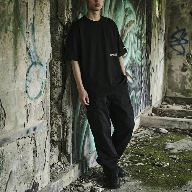 【SALE Max20%OFF】グリップスワニー ワイドボックスロゴTEE GRIP SWANY WIDE BOX LOGO TEE メンズ GSMCT-201 トップス カットソー Tシャツ 半袖 おしゃれ キャンプ アウトドア canpanera-10105196 OutdoorStyle サンデーマウンテン サンプル画像2
