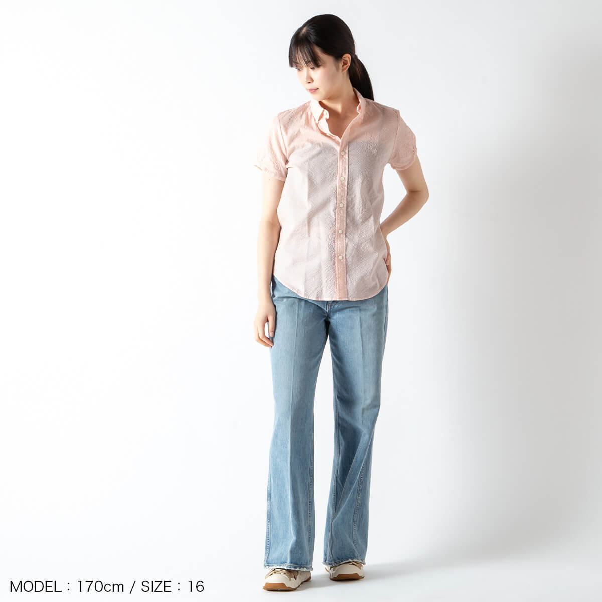ジムフレックス フレンチスリーブシャツ ダイドコットン80ローンリンクルフィニッシュ【ウィメンズ】 Gymphlex FRENCH SLEEVE SHIRT レディース #GY-B0242 ALO 半袖 ロングスリーブ カットソー トップス おしゃれ キャンプ アウトドア canpanera-10105208 OutdoorStyle サンデーマウンテン サンプル画像3
