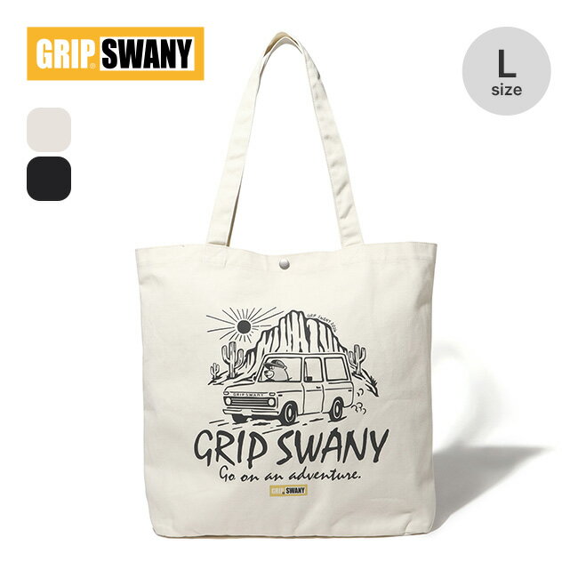 Rakuten - グリップスワニー ベアートートバッグ(L) GRIP SWANY BEAR TOTE BAG (L) GSUB-164 鞄 大きい 大型 熊 クマ おしゃれ キャンプ アウトドア