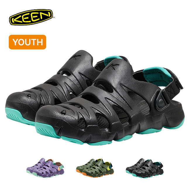 Rakuten - キーン ハイパーFLT ユース KEEN HYPERFLT キッズ ジュニア 子供 靴 くつ シューズ キッズサンダル スポーツサンダル 水陸両用 コンフォートサンダル フェス おしゃれ キャンプ アウトドア