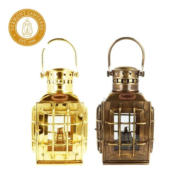 Rakuten - バーモントランタン ミニシップチーフ オイルランタン Vermont Lanterns アンティークランタン レトロ 真鍮 防災 おしゃれ キャンプ アウトドア