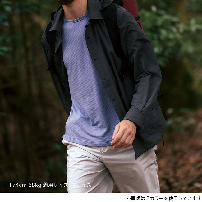 スタティック オールエレベーションS/Sシャツ メンズ STATIC ALL ELEVATION S/S SHIRTS 35213 トップス Tシャツ 半袖 ベースレイヤー ハイキング 登山 おしゃれ キャンプ アウトドア canpanera-10092389 OutdoorStyle サンデーマウンテン サンプル画像3
