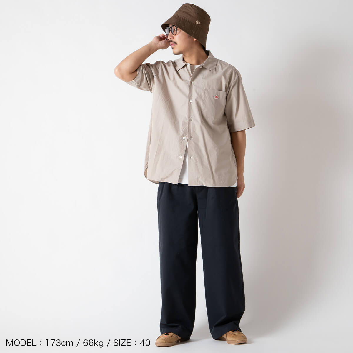 【正規取扱店】 ダントン ワークシャツS/S DANTON WORK SHIRT S/S メンズ #DT-B0049 CPL 半袖シャツ トップス ショートスリーブ ワークシャツ コットン 無地 襟付き カジュアル シンプル おしゃれ キャンプ アウトドア canpanera-10097652 OutdoorStyle サンデーマウンテン サンプル画像3