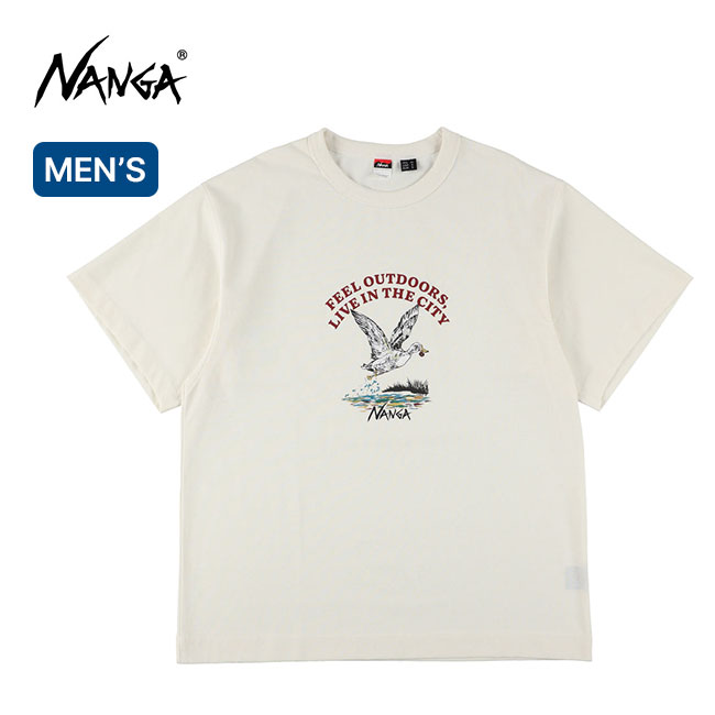 【SALE Max20%OFF】ナンガ エコハイブリッドダックヴィンテージTEE NANGA ECO HYBRID DUCK VINTAGE TEE メンズ N2610-1M058Z トップス カットソー プルオーバー Tシャツ 半袖 フェス おしゃれ キャンプ アウトドア
