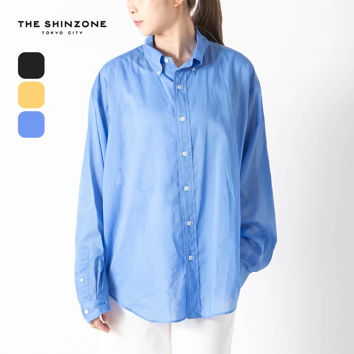 ザ シンゾーン シアーダディシャツ THE SHINZONE SHEER DADDY SHIRT レディース ウィメンズ 25MMSBL09 トップス シアーシャツ 長袖 羽織り 夏 おしゃれ キャンプ アウトドア