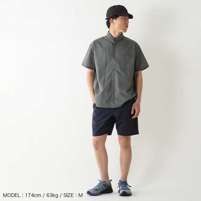 【SALE Max20%OFF】アクシーズクインモディファイド ヘリウムS/Sシャツ AXESQUIN m...