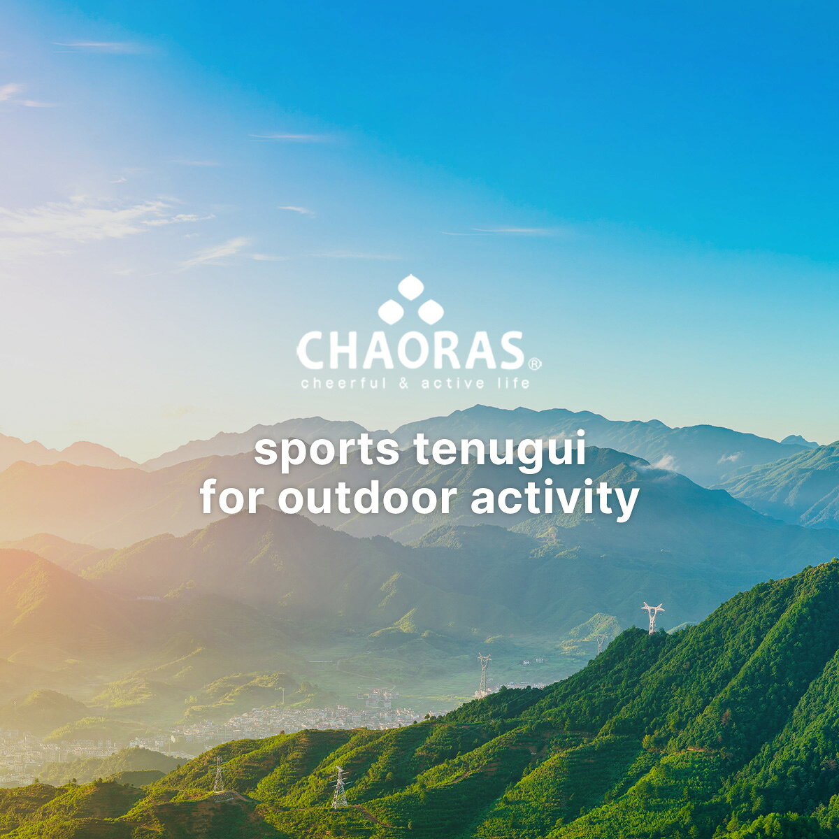 チャオラス スポーツてぬぐい CHAORAS sports tenugui 手ぬぐい 日本製 吸水速乾 ...