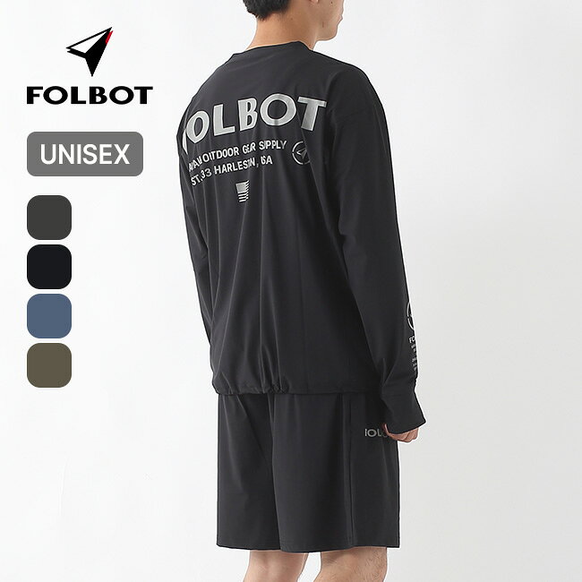Rakuten - フォルボット PFU LS FOLBOT メンズ レディース ユニセックス FT-PFU00087 Tシャツ 短パン ショートパンツ ショーパン 長袖 水陸両用 速乾 接触冷感 抗菌防臭 SUP 海 UVカット おしゃれ キャンプ アウトドア