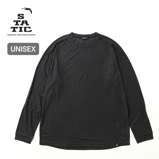 スタティック ローL/S STATIC RAW L/S ユニセックス メンズ ウィメンズ レディース 36212 トップス Tシャツ 長袖 ベースレイヤー ハイキング 登山 おしゃれ キャンプ アウトドア