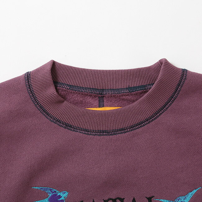 ネイタルデザイン スワローロゴクルースウェット NATAL DESIGN SWALLOW LOGO CREW SWEAT メンズ TW-030 トップス トレーナー 長袖 おしゃれ キャンプ アウトドア canpanera-10106512 OutdoorStyle サンデーマウンテン サンプル画像2